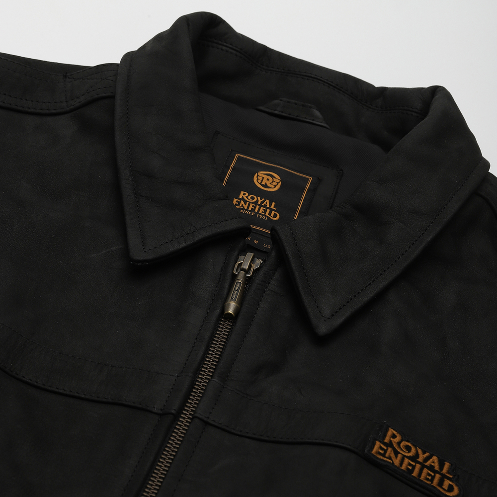 Куртка кожаная Royal Enfield EROL HARRINGTON