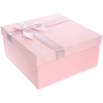 Коробка подарочная «С любовью» 19,5*19,5*9,5 см, розовый