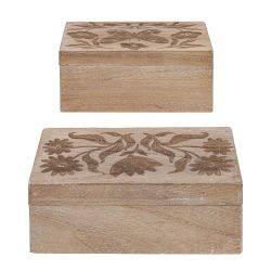 GAEM Набор из 2-х шкатулок, L20 W13 H8,5 см