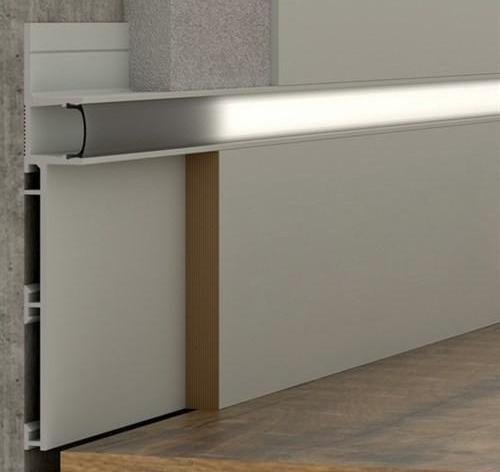 МДФ вставка для плинтуса Pro Design COMBO под покраску 2700х67мм