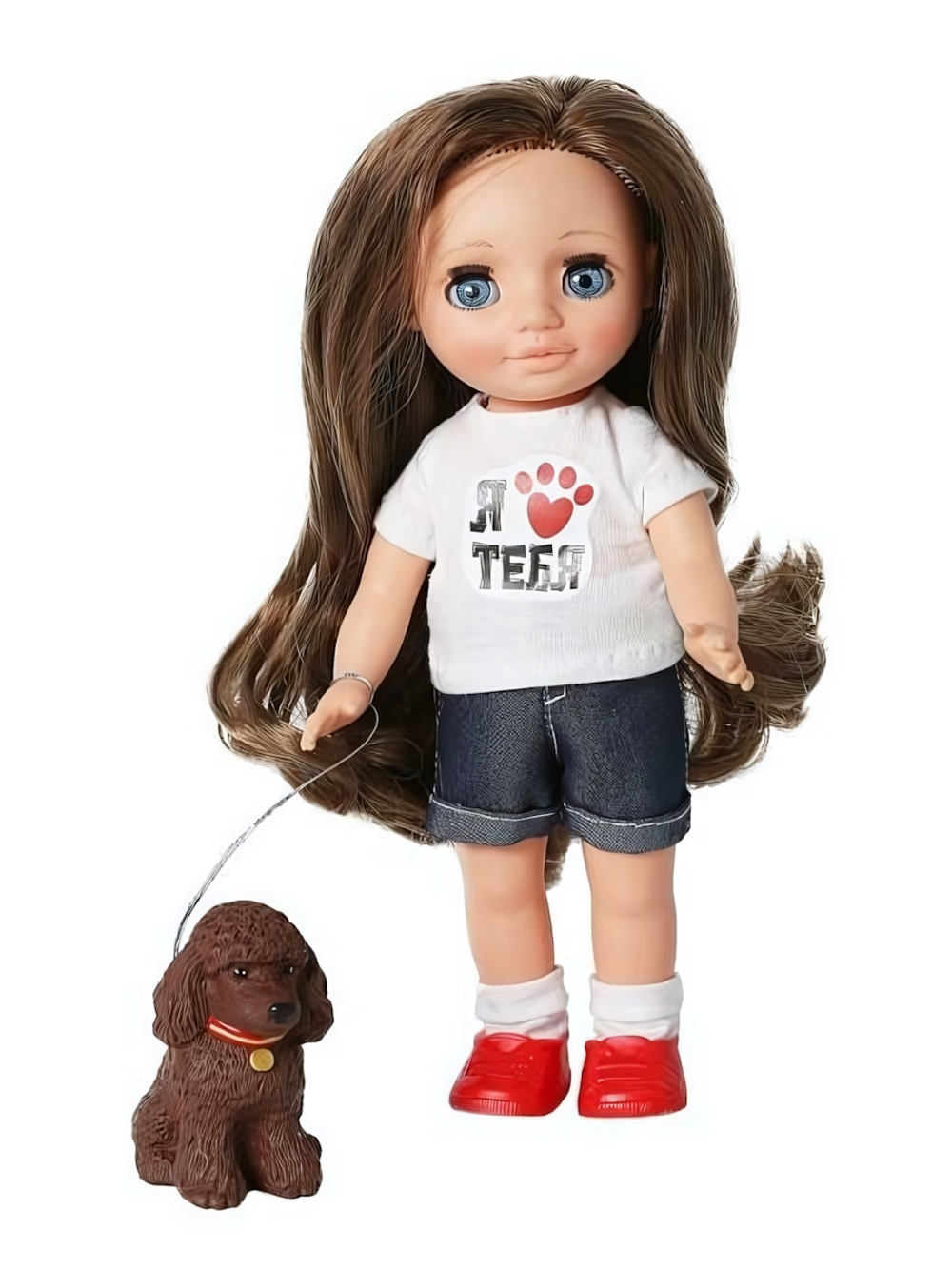 Кукла Ася "Приключения с Кудряшиком" плстм. 26см (Весна)