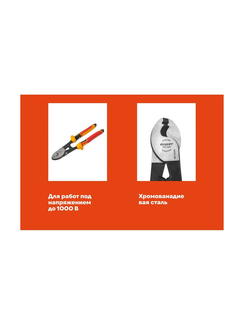 Диэлектрический кабелерез Gigant 250 мм GICCP-250