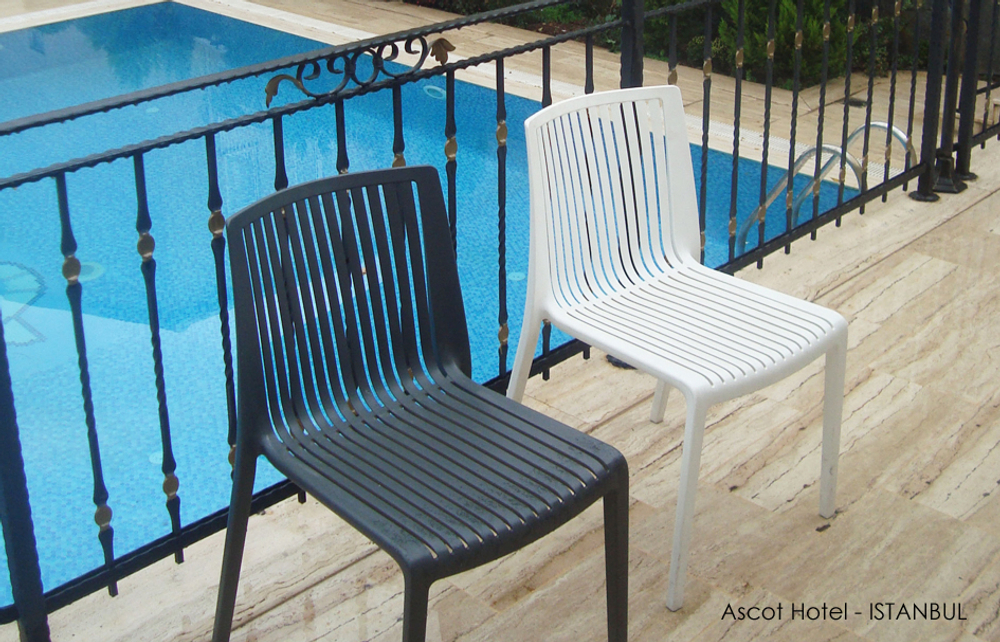 Стул пластиковый Papatya Cool, белый