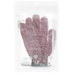 Мочалка - перчатка массажная «Premium - KALISTO», цвет лиловый, 18*14см (зип пакет и наклейка Ultramarine)✦