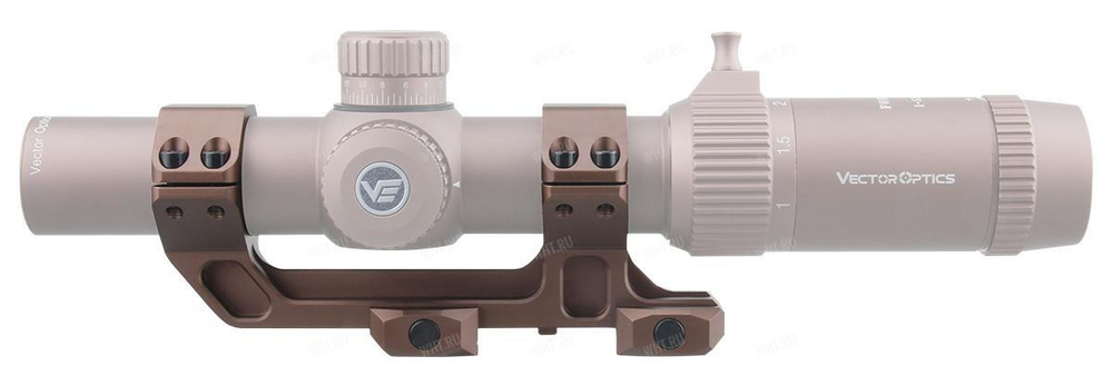 Кронштейн VECTOR 1-Piece Extended AR-Mount (Coyote FDE), 30 мм, BH=23 мм, 0 МОА, на базу Picatinny