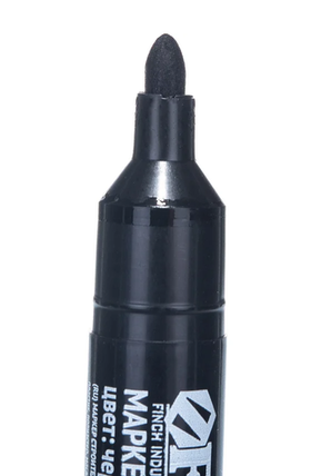 Строительный маркер FIT черный 04335