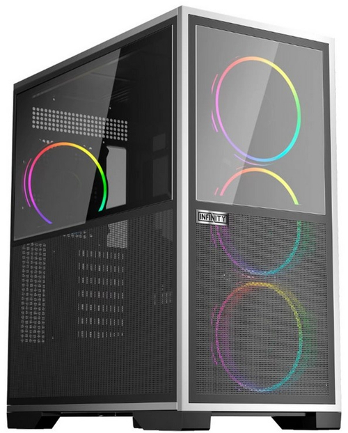 Корпус 1STPLAYER Infinite IF8 (IF8-BK-4FO7-14) черный