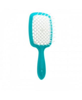 Расческа для волос JANEKE SuperBrush The Original Бирюзово-Белый
