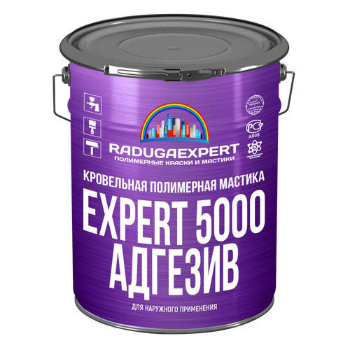 Жидкая гидроизоляция (жидкая кровля) EXPERT 5000 Адгезив, 10 кг.