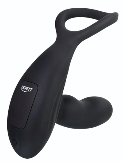 Черный стимулятор простаты Maud с вибрацией (Цвет: черный)