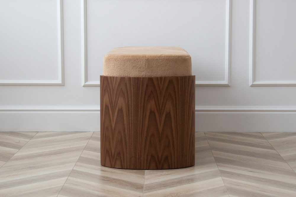 Банкетка Lagom 100 см (бежевый, орех)