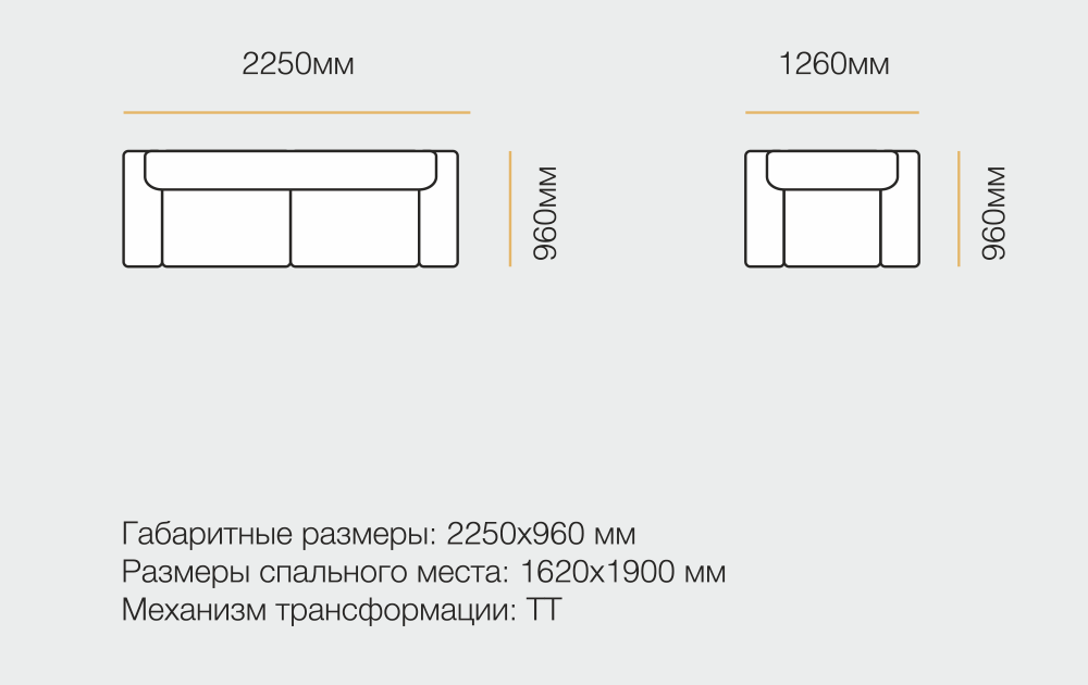 Диван ОРХИДЕЯ