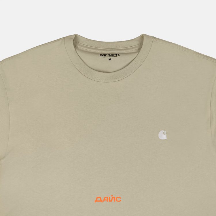 Футболка мужская Carhartt WIP Madison артикул:I033000_beryl - купить в магазине Дайс