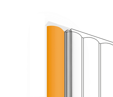 Финишный молдинг декорированный HiWood, 270x3,2 см