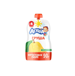 Пюре фруктовое Агуша Груша 90 гр пауч