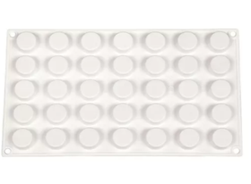 Форма силиконовая "Микро цилиндр" 35 ячеек 25*25*12 мм, P.L. Proff Cuisine