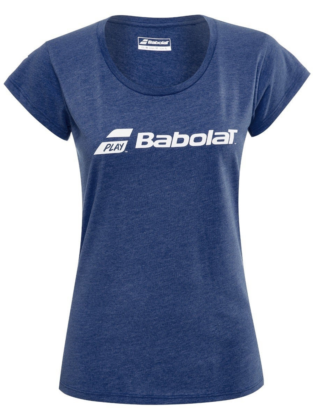 Женская теннисная футболка Babolat Exercise Tee Women - небесный