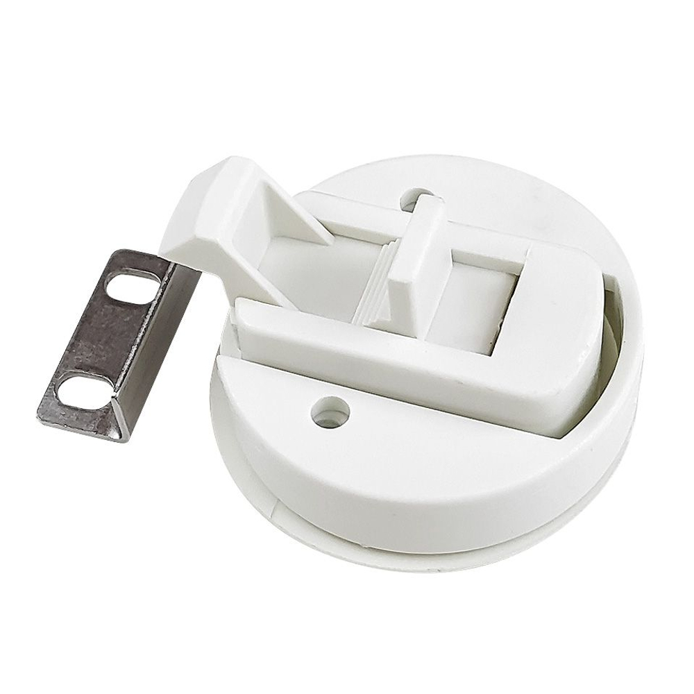 Замок-защелка с подъемной рукояткой, пластик, белый (10269195)