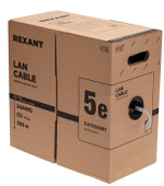 Кабель витая пара F/UTP 5e кат. 4 пары Rexant 01-0141-R