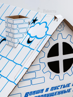 Дом из картона "Дом-раскраска" набор для творчества, Тачки, Дисней 5352781