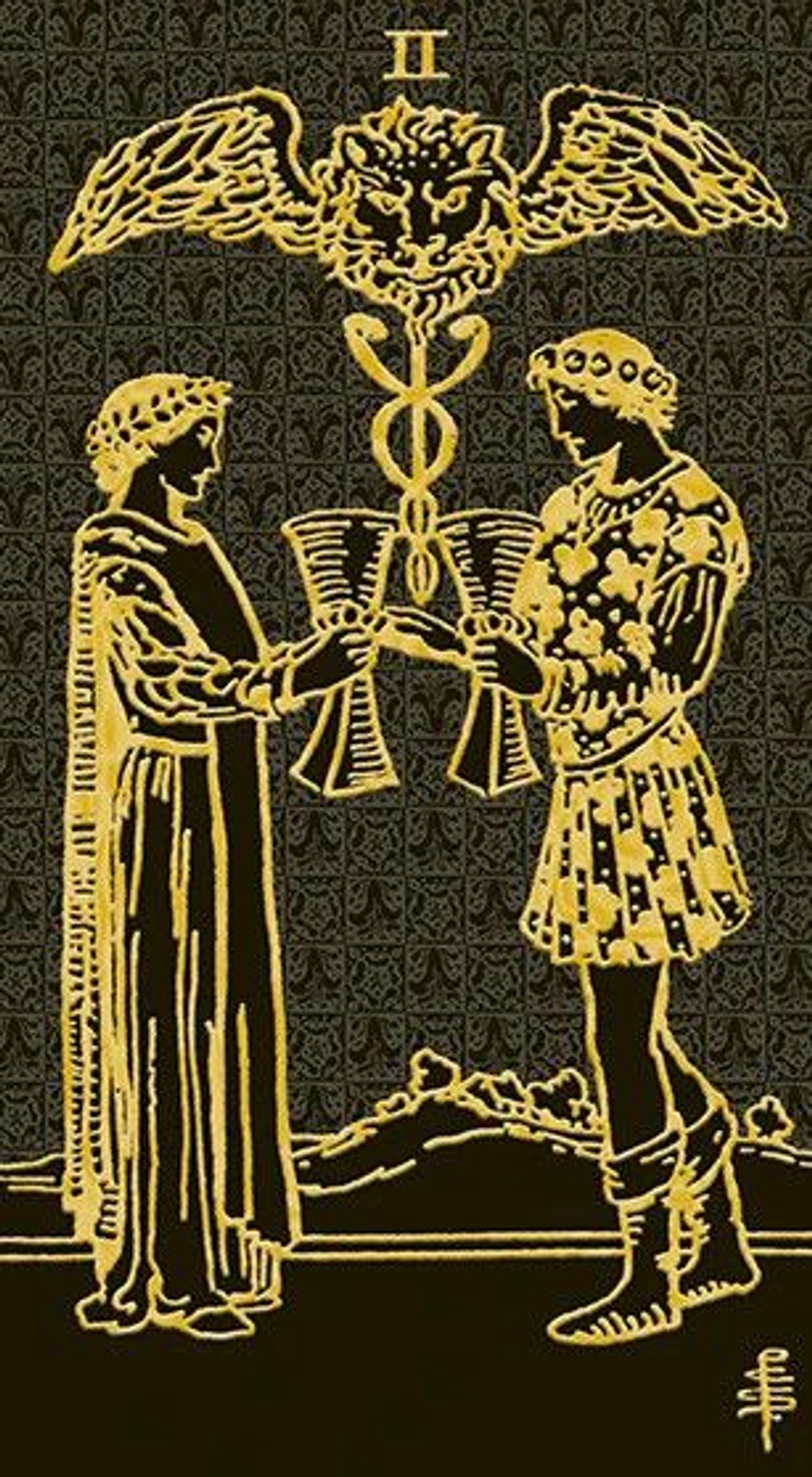 Набор "Таро Золото на Чёрном / Gold & Black edition Tarot"