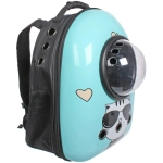 Рюкзак - переноска для животных «ЛЮБИМЫЙ БРО», цвет голубой, 30*29*42см/до 12кг (Пакет и Лейбл)