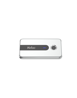 Ssd накопитель Netac Z11 500GB USB 3.2 Gen 2 Type-C External SSD AES 256-bit Fingerprint Encryption, R/W up to 550MB/480MB/s,with USB-C to USB-A cable and USB-A to USB-C adapter 3Y wty