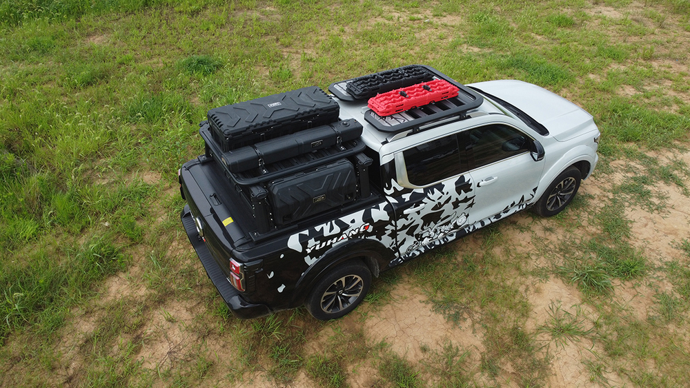 Силовой каркас-кунг Baja Racing (тип Т) с 2-мя малыми боковыми ящиками Mitsubishi L200, Isuzu D-MAX, Nissan Navara