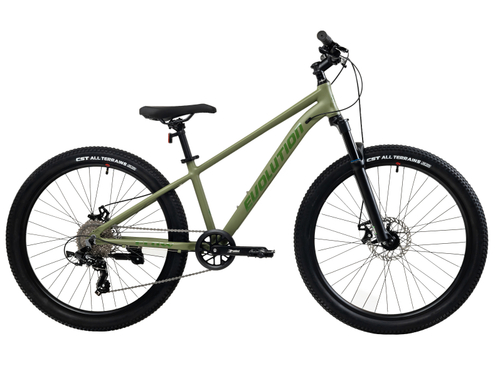 Велосипед 26" EVOLUTION FLOW MD, 13.5", алюм, 8 ск, MLO, хаки матовый, 2026