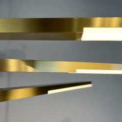 Люстра на штанге ORTON на 3 D96 Gold