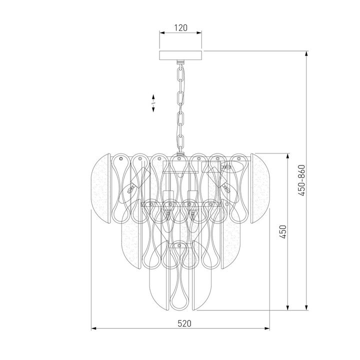 Подвесная люстра Bogates Callas 365/12