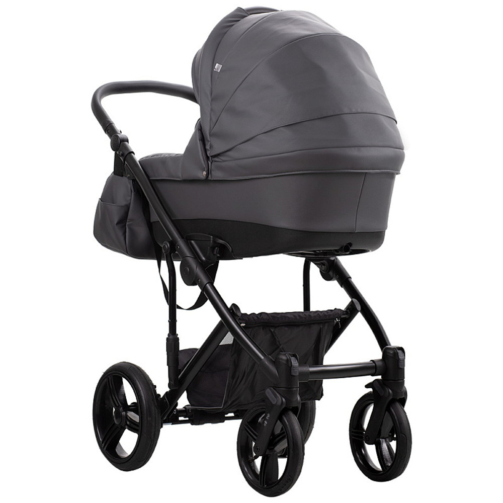 Детская коляска Bebetto Magnum Prima 2 в 1 03 т.серая кожа