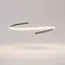 Подвесной светильник Изгиб / Curve 3000-4000К 31Вт Maytoni mod242pl-l33bk