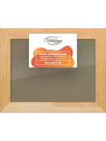 Деревянная рама 20x30 для постера и фотографий сеч. 30x15