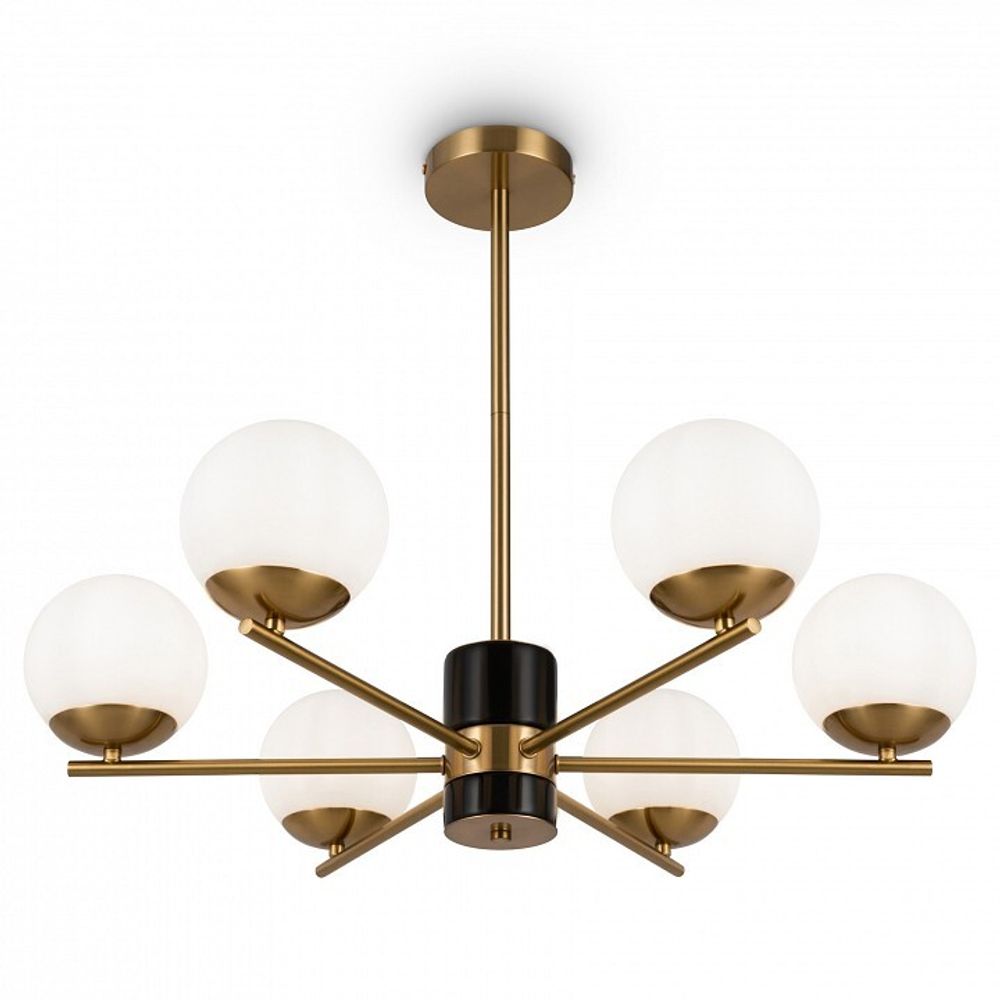 Люстра на штанге Freya Marble FR5230PL-06BS