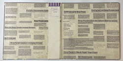 Винтажная виниловая пластинка LP Deep Purple Who Do We Think We Are (Japan 1973) (Obi) (1 Press) Rat Bat Blue