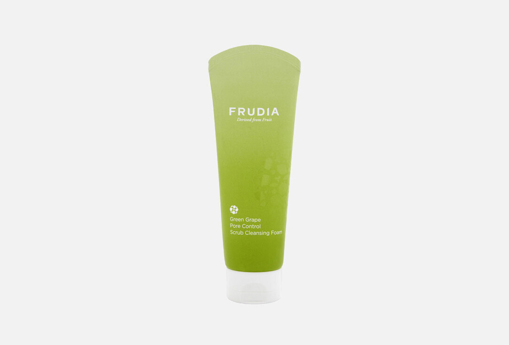 Скраб-пенка для умывания с виноградом Frudia Green Grape Pore Control Scrub Cleansing Foam, 145мл