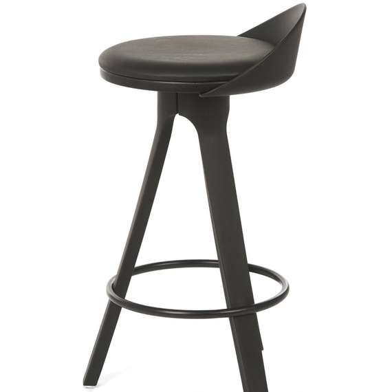 Полубарный стул Trio, 66 см, черный