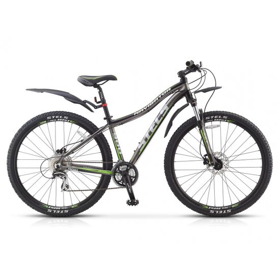 Горный велосипед "STELS" Navigator-900 MD (29" 21-ск., рама AL (16"/18"/20"), аморт. вилка XCT SR SUNTOUR, SHIMANO об. 2й AL