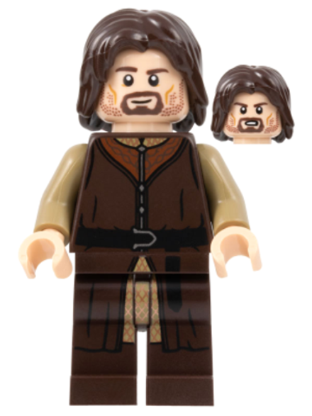 Минифигурка LEGO lor129 Арагорн - Темно-коричневые ноги