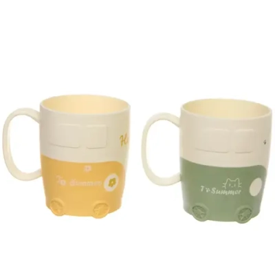 Кружка пластиковая 500мл «Машинка», микс цветов