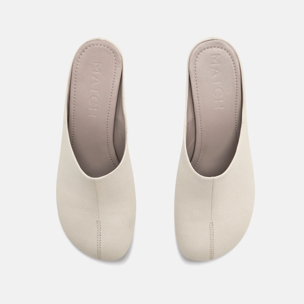 Мюли женские FLIP HEEL CREAM