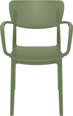 Кресло пластиковое Siesta Contract Loft, оливковый