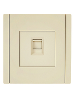 FORTE&PIANO Розетка компьютерная RJ45 кат.5E FP432 ваниль IEK