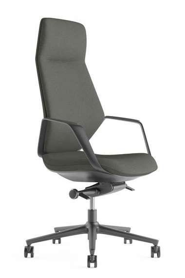 Кресло Davos STAR-C-H Темно-серый/Металл Черный