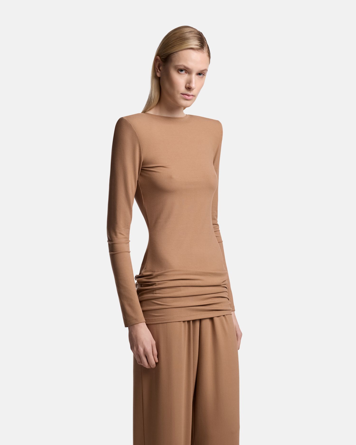 ПЛАТЬЕ-ЛОНГСЛИВ ИЗ ТРИКОТАЖА