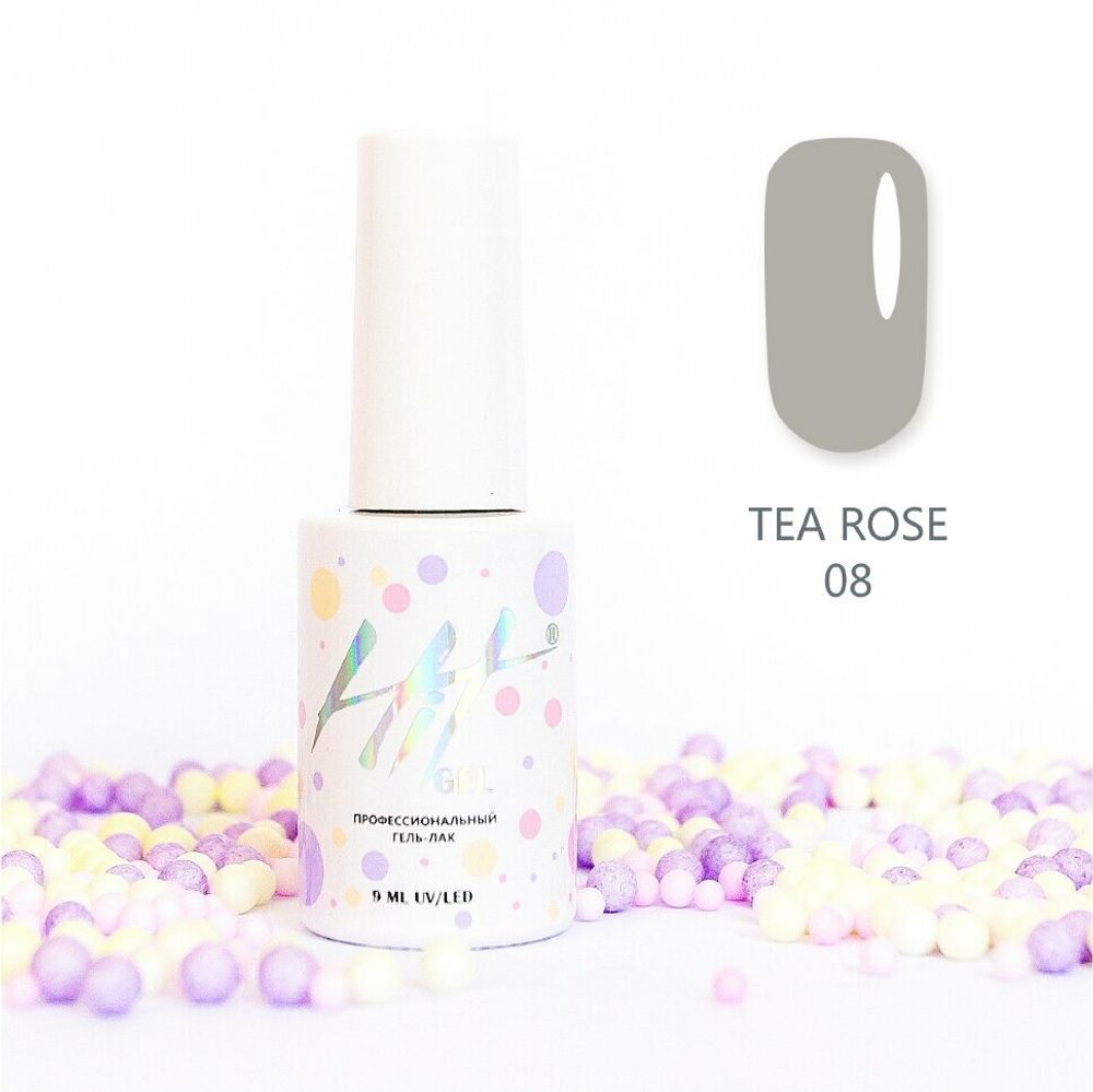 Гель-лак Tea Rose ТМ &quot;HIT gel&quot; №08, 9 мл