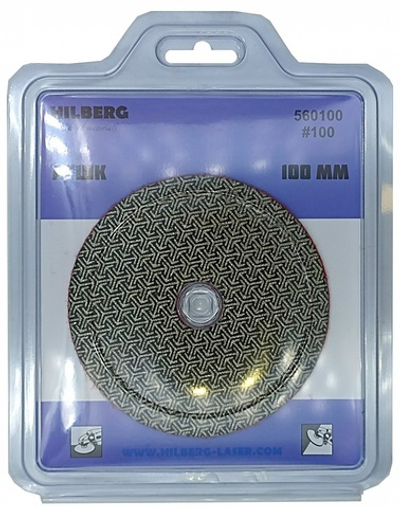 Алмазный гибкий шлифовальный гальванический круг "Черепашка" Hilberg 100 мм № 100, 560100