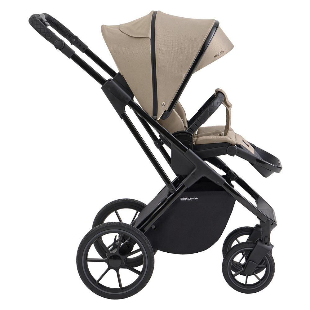 Коляска 3 в 1 Sweet Baby SBL Massimo + автокресло Premier Black Beige