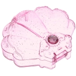 Шкатулка пластиковая «KiKi HAUS», ракушка, цвет розовый, 11*9.5*3.5см (в пакете)